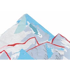 【コラージュ原画:龍山千里】山 / Mountain(額装)